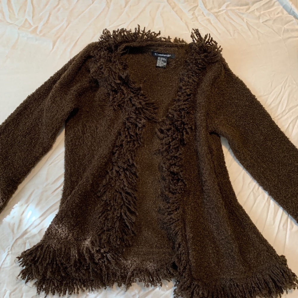 Textured cardigan
